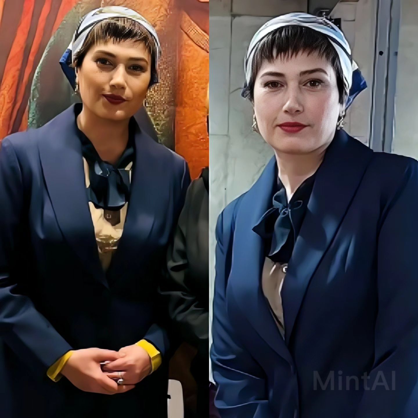 عکس /لادن مستوفی با استایل جذاب و زیبا در اکران ماهی سفید