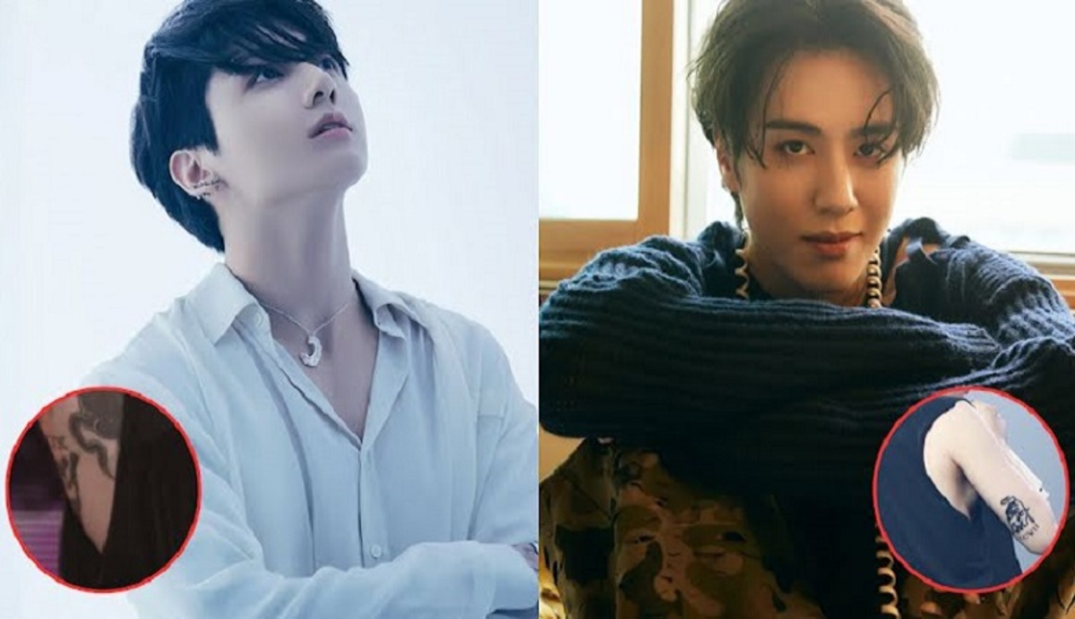 “جونگکوک” BTS و یوگیوم گروه گات ۷ با تتوهای مشترک! + عکس