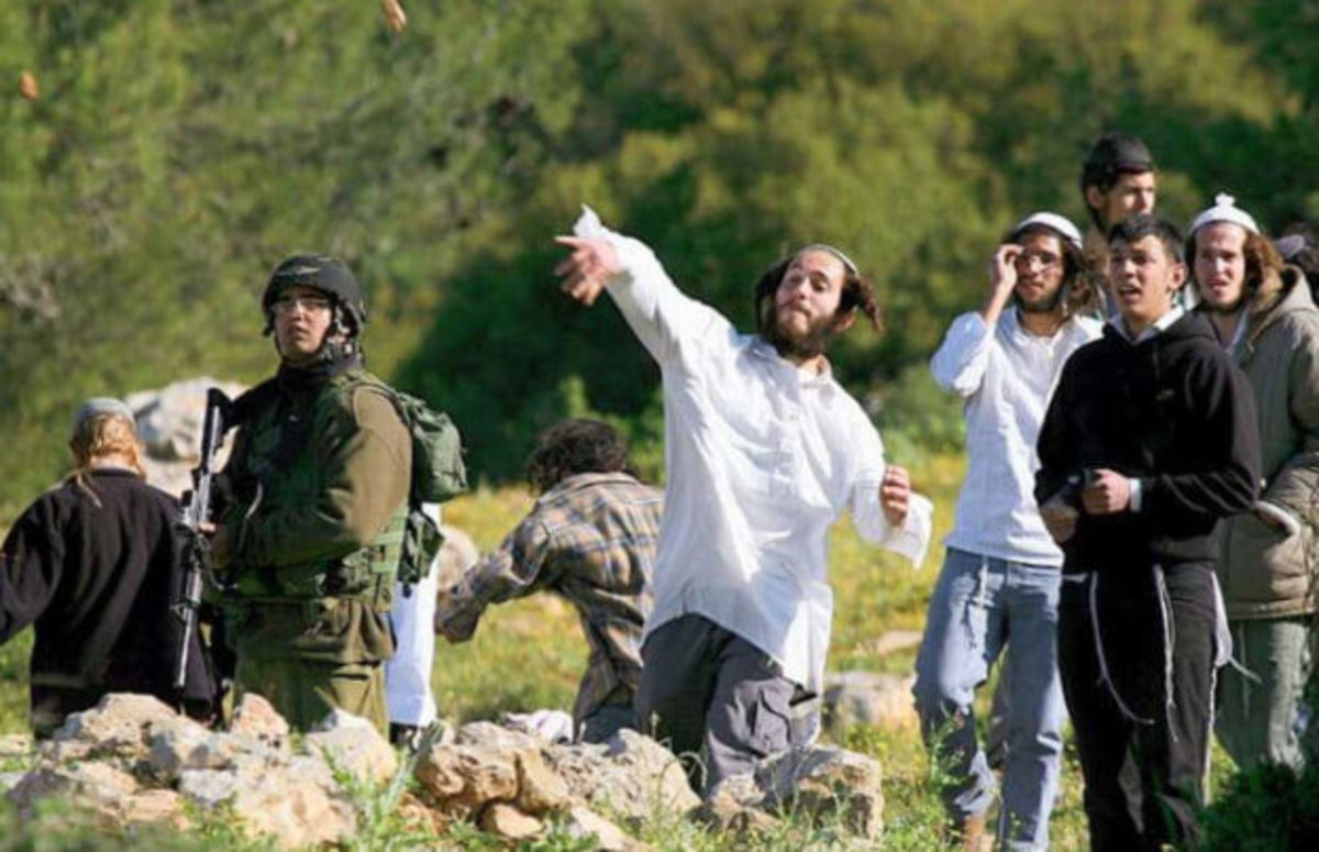 حمله شهرک‌نشینان صهیونیست به فلسطینیان در کرانه باختری