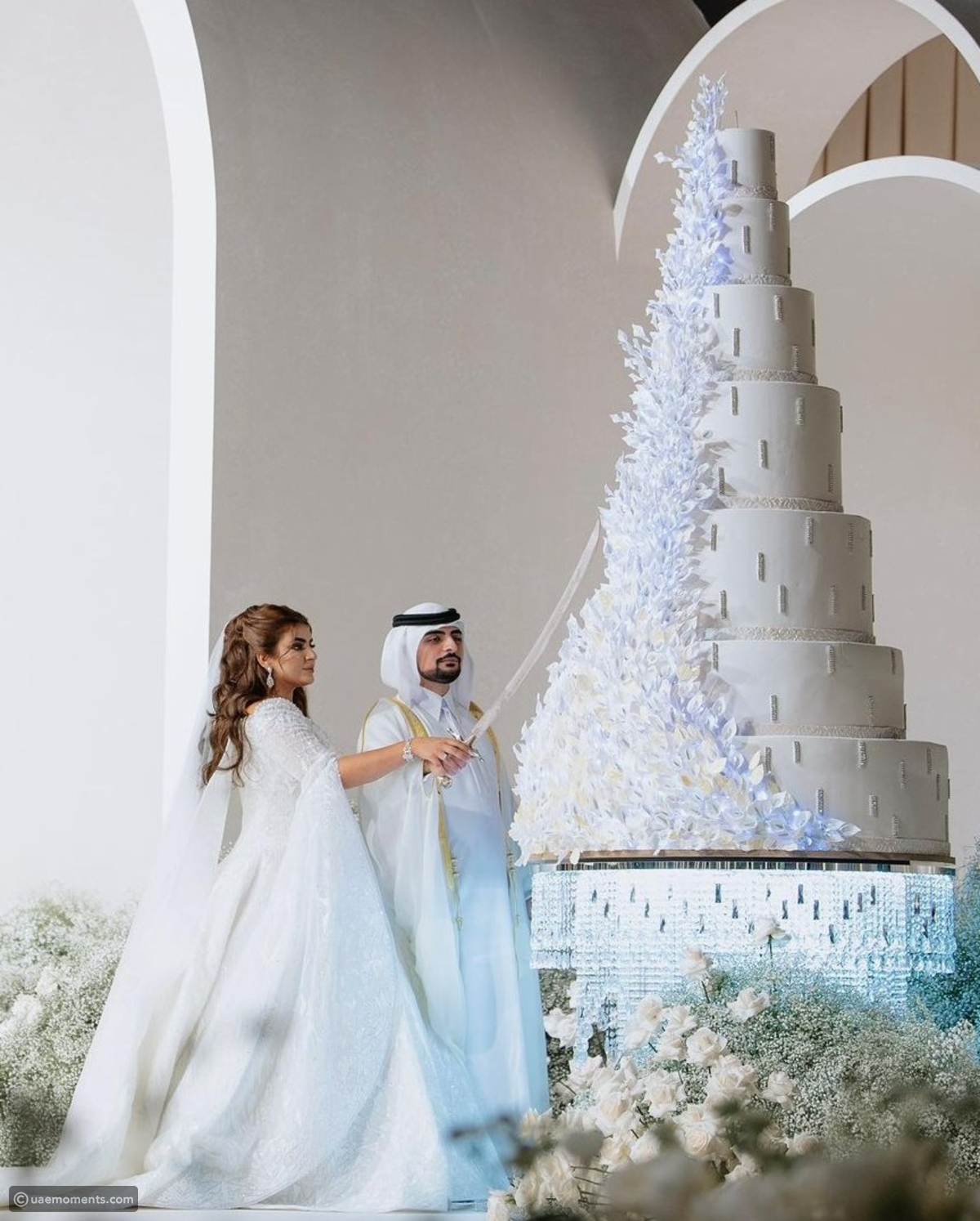 عکس/عروسی دختر حاکم دبی با بازرگان ثروتمند اماراتی!