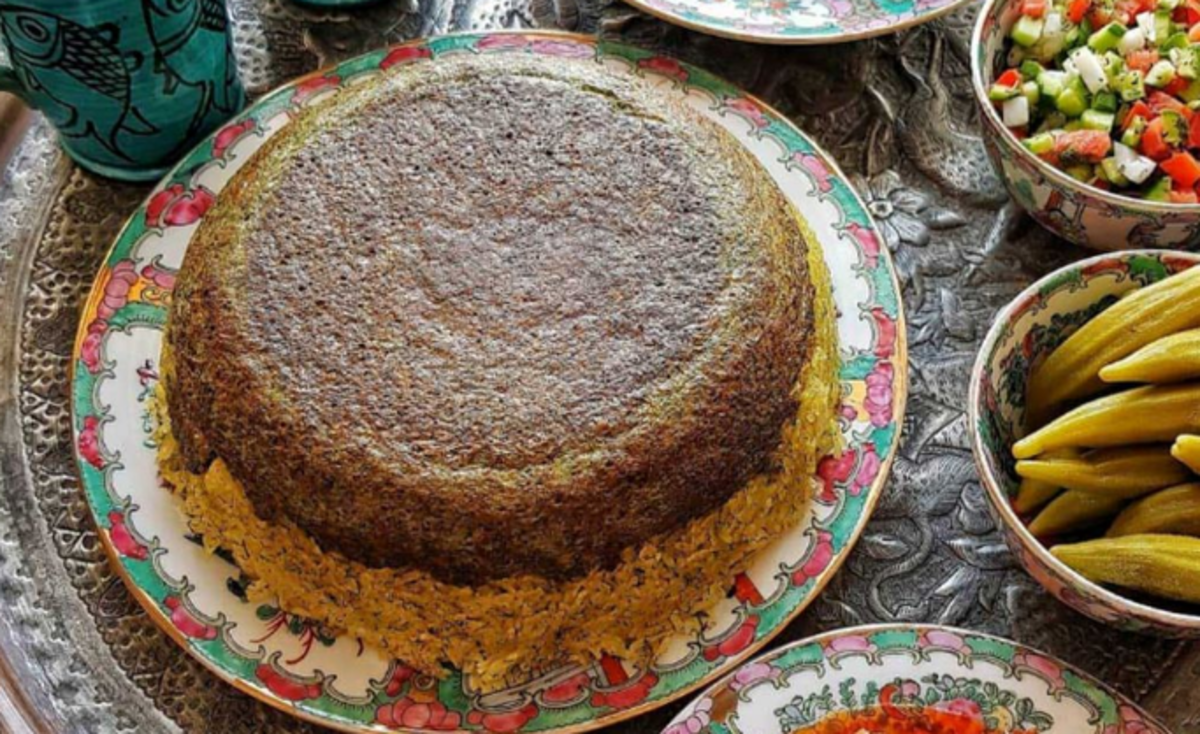 ته چین کوکو سبزی با تن ماهی؛ یک ترکیب طلایی با طعمی به یاد ماندنی