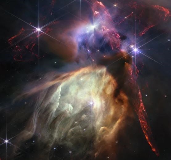 تصویر جدید تلسکوپ فضایی جیمز وب از یک منظومه ستاره‌ای