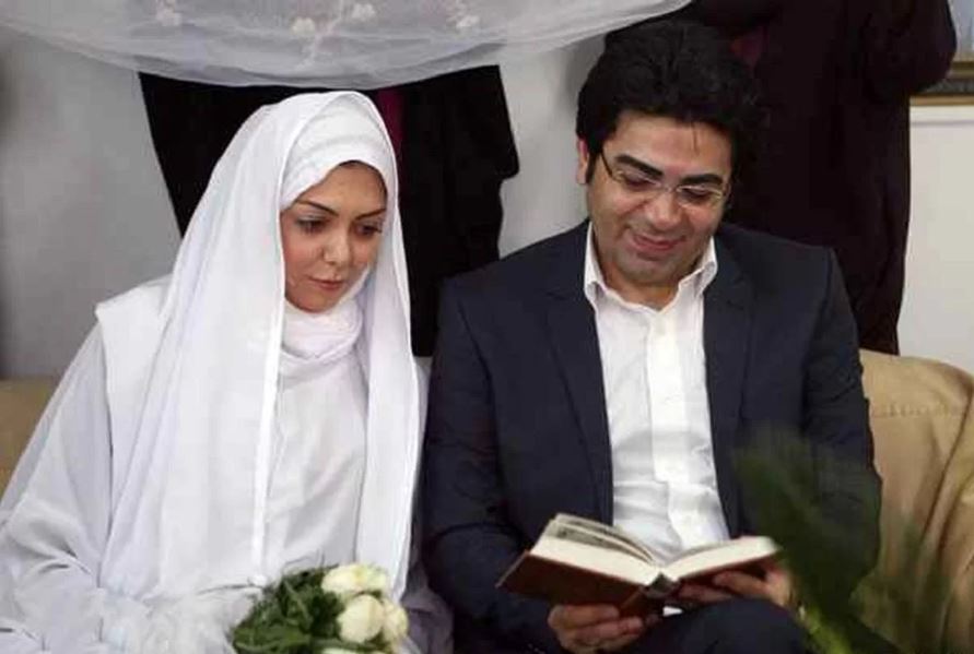عکسی تلخ از مراسم ازدواج اول “آزاده نامداری”/ تصویر