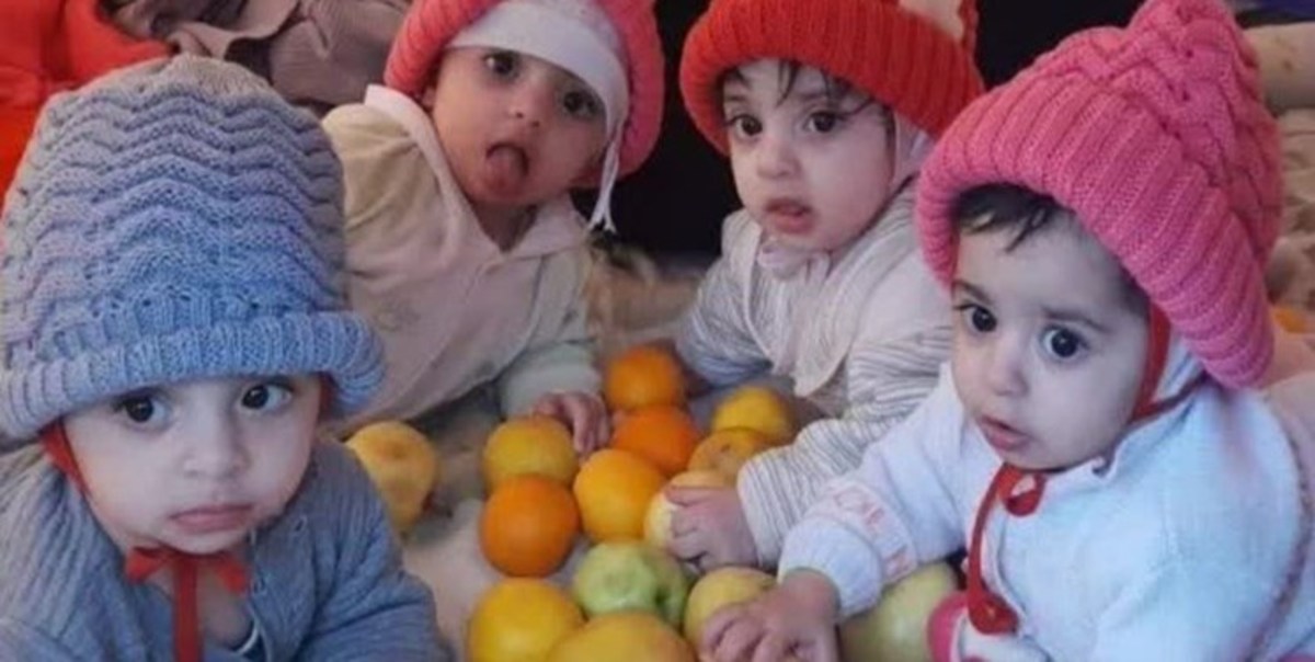 سخنان دردمندانه پدر چهار قلو‌های کرمانی