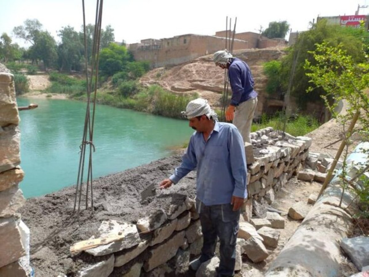 سامان‌دهی پل‌بند گرگر شوشتر عملیاتی شد