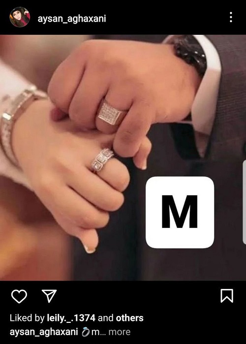 عکس عاشقانه همسر رضا گلزار در اینستاگرام