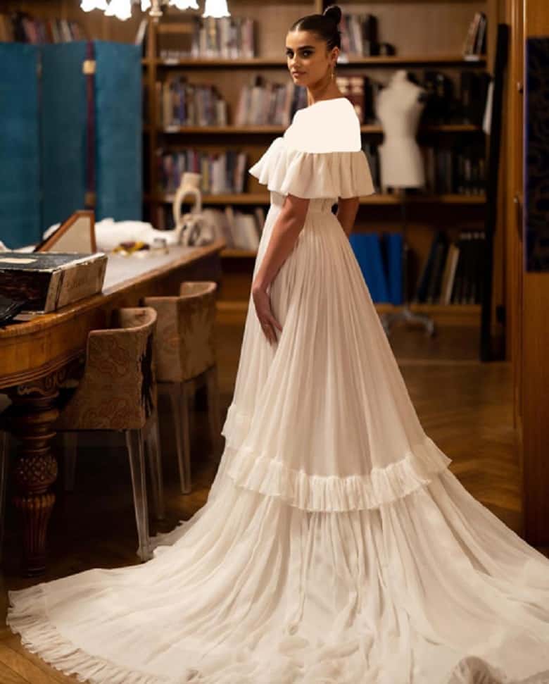 تصاویر/ زیباترین لباس عروس دنیا بر تن زیباترین مدل دنیا