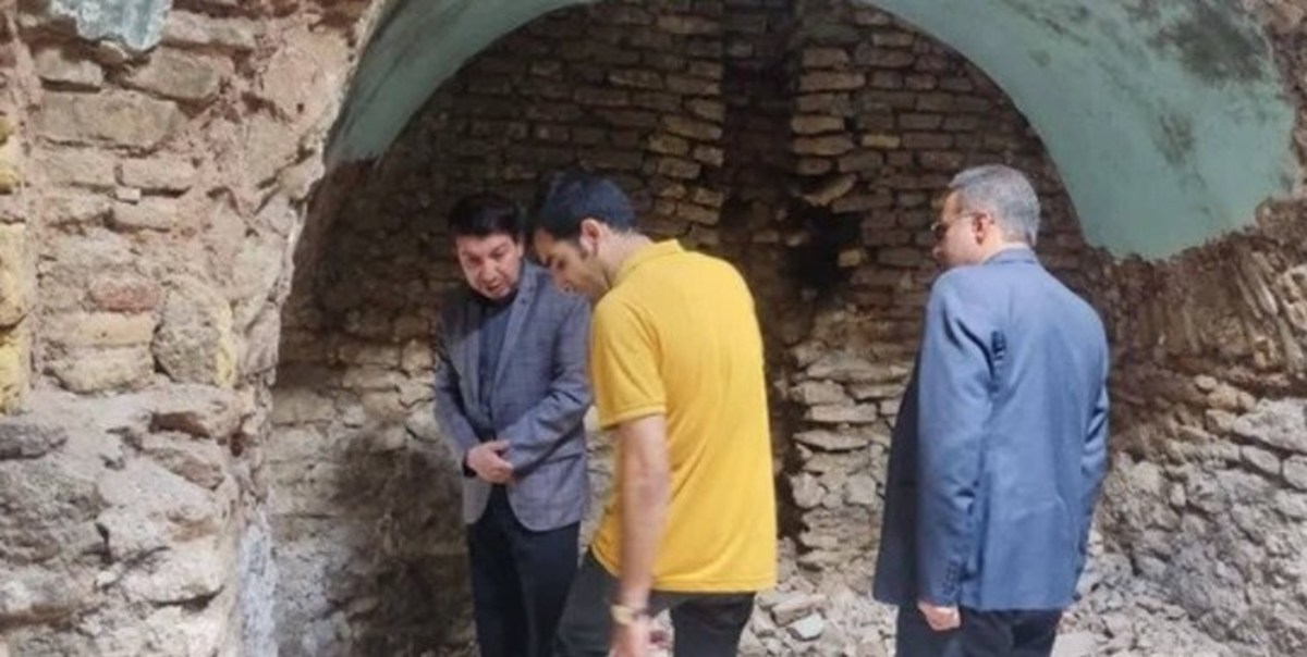آغاز مرمت و احیاء گرمابه تاریخی قلعه‌خان مانه‌وسملقان