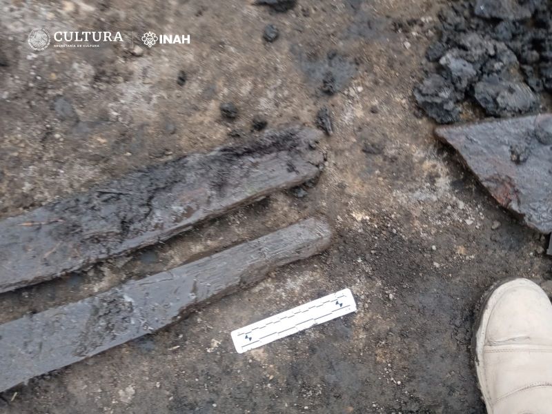 کشف آثار یک کشتی ۴۰۰ ساله در زیرزمین