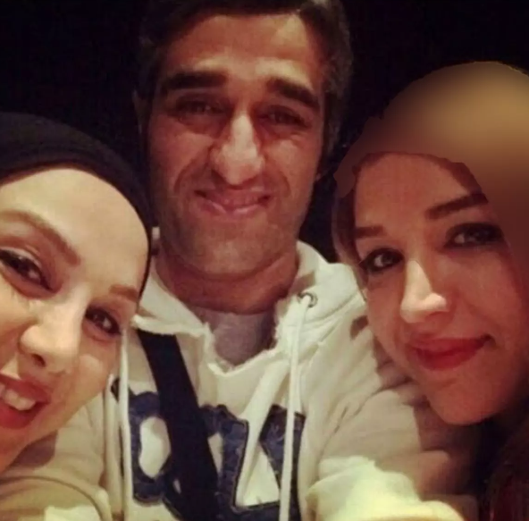 عکس خواهر شیک و نچرال پژمان جمشیدی + پژمان در کنار همسر و خواهرش