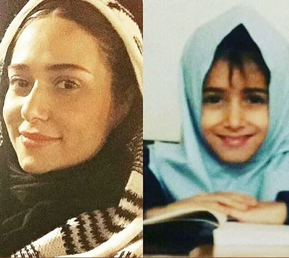 چهره باورنکردنی “ژریناز ایزدیار” در دوران دبستان/ عکس