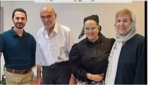 استایل جلف بهاره رهنما در کنار پیشکسوت سینما