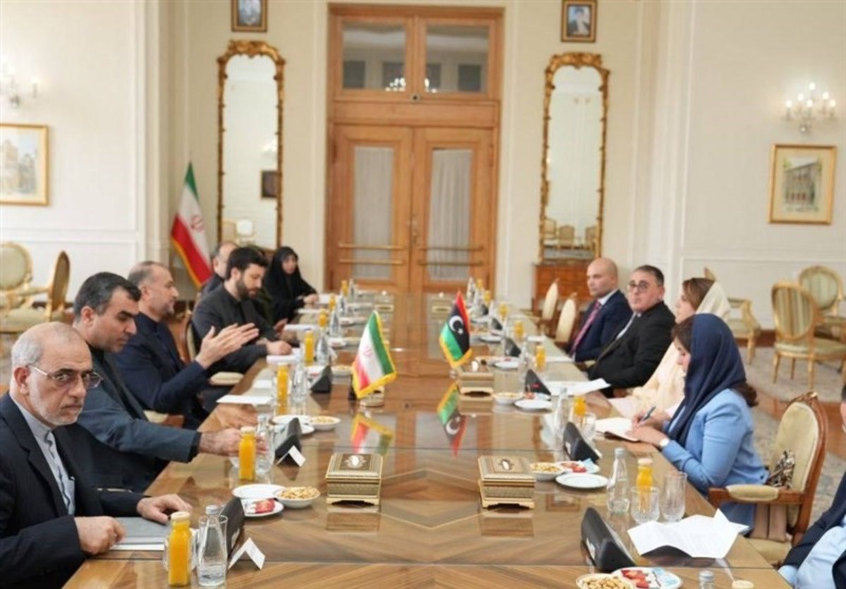 دیدار وزیر خارجه لیبی با امیرعبداللهیان