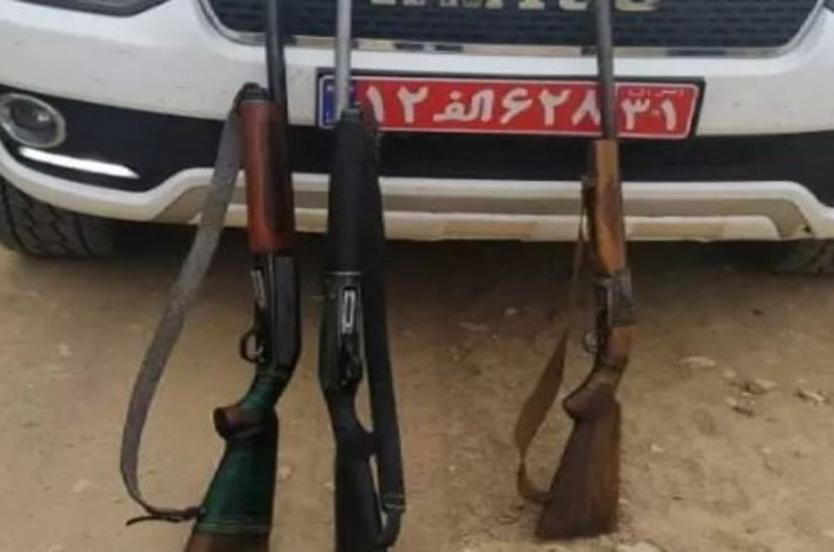 کشف و ضبط ۳ اسلحه شکاری قاچاق در کلاله 