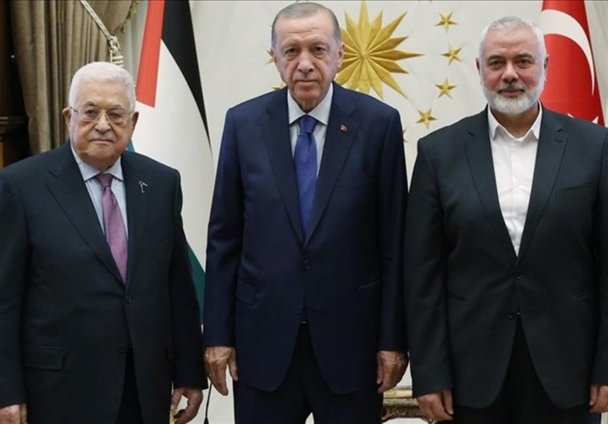 دیدار محرمانه اردوغان، ابومازن و هنیه در آنکارا