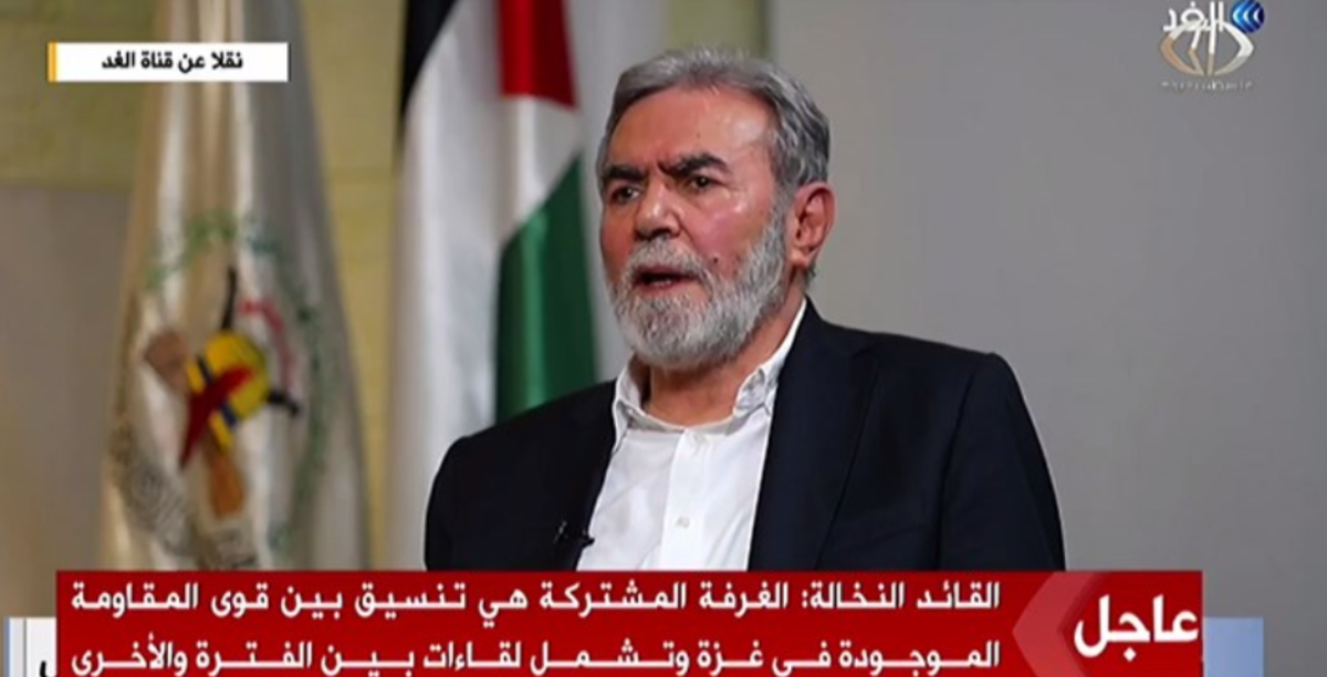 زیاد النخاله: اسرائیل وارد جنگ شود، فلسطینی‌ها و حزب‌الله بایکدیگر خواهند بود