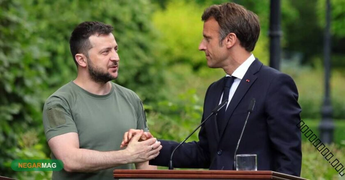 زلنسکی: با مکرون در مورد آموزش خلبان‌هایمان در فرانسه توافق کردیم