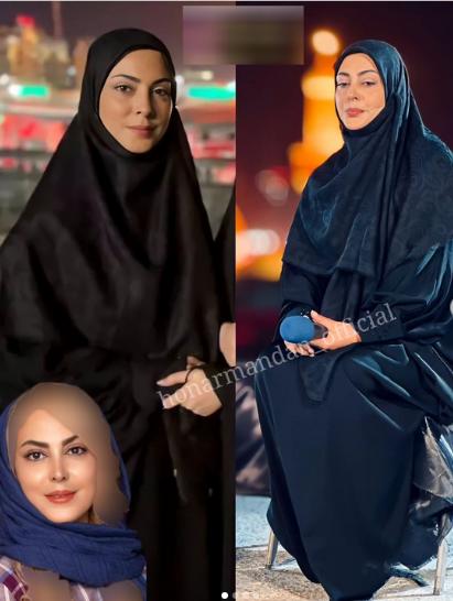 حجاب کامل و ستودنی نیلوفر شهیدی در کربلا ! / من عوض شدم !