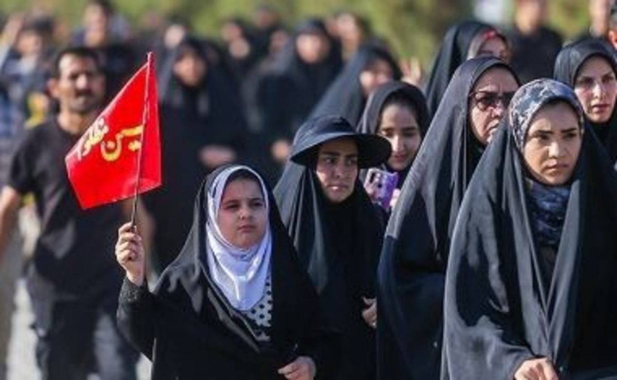 پیاده‌روی جاماندگان اربعین در خوزستان/ قافله عشاق به میدان آمدند