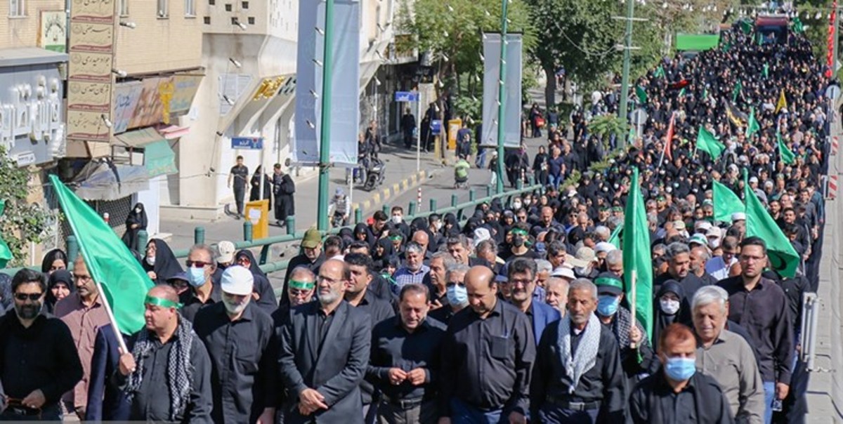 پیاده روی «دلدادگان حسینی» در قزوین برگزار شد