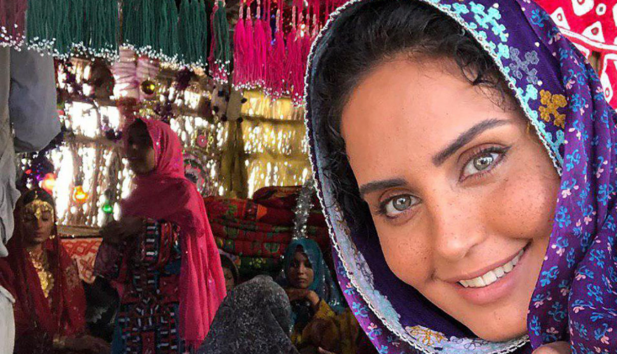 عکس منتشر شده از خانم بازیگر/چشم‌های رنگی اش را به رخ کشید!
