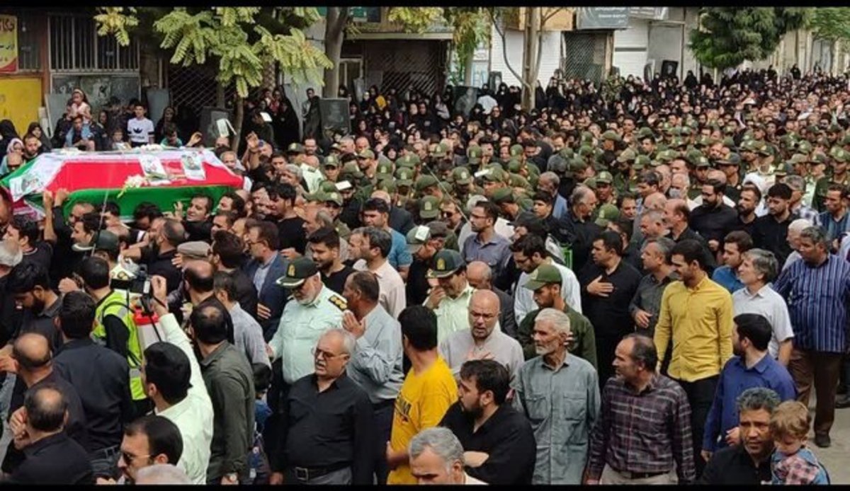 پیکر شهید مدافع امنیت نیروی انتظامی در سبزوار تشییع و خاکسپاری شد