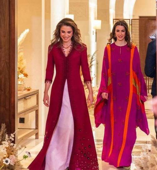 عروس اردن در سبک لباس پوشیدن از ملکه رانیا الهام می‌گیرد!