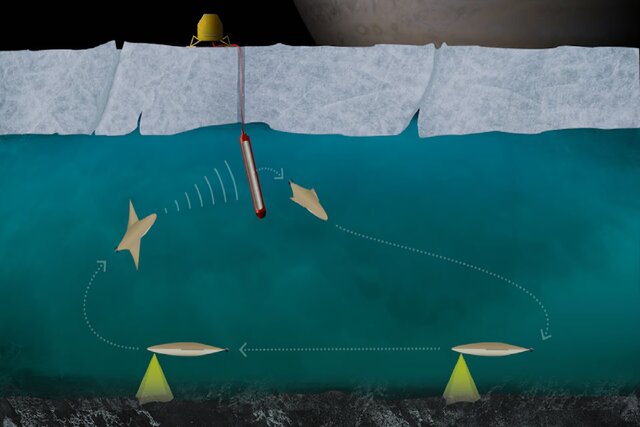توانایی اکتشاف اقیانوس زیر یخ قمر‌های زحل و مشتری با شناور کوچک آلمانی