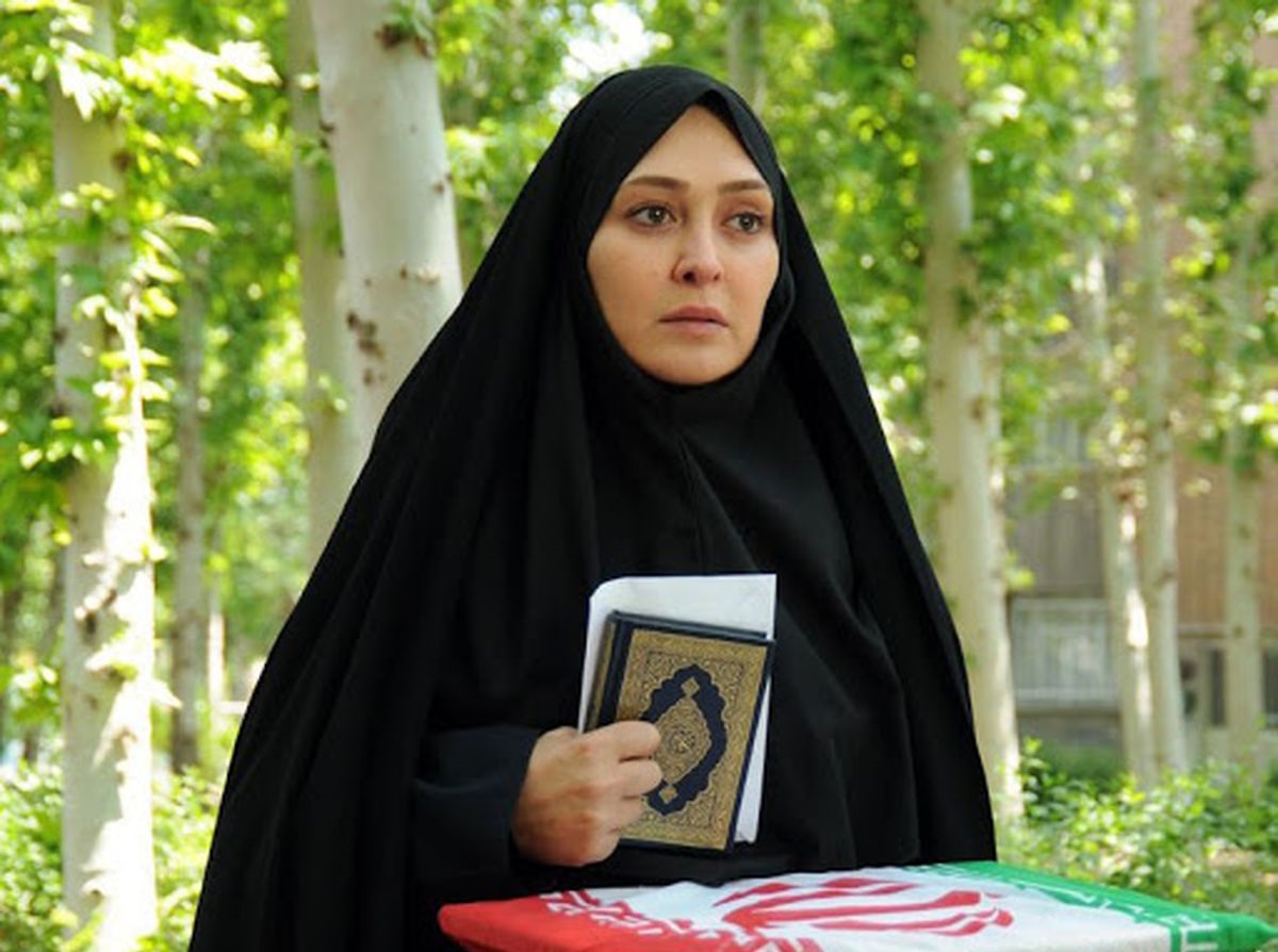 گریم الهام حمیدی در نقش همسر شهید بابایی دیدنی است
