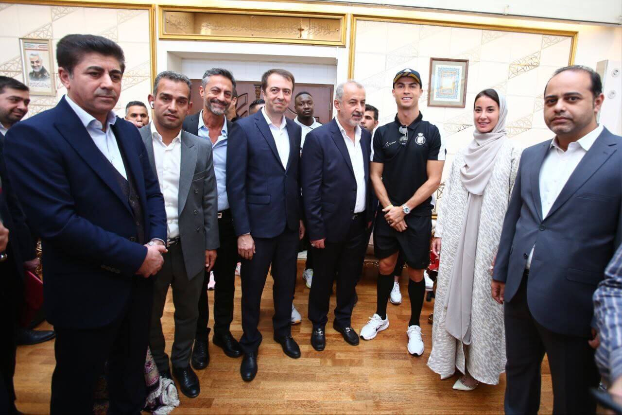 عکس/ تنها دختر ایرانی که با کریس رونالدو دیدار کرد!