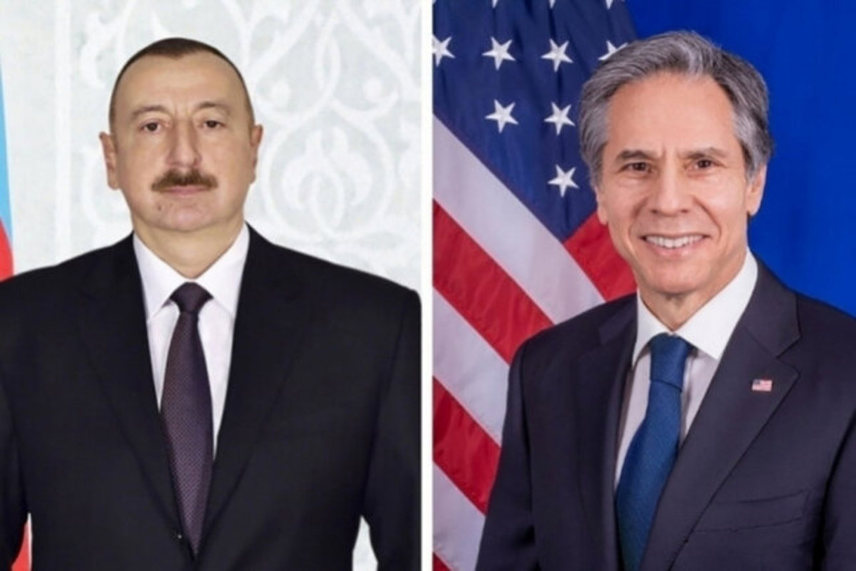 علی‌اف شرط پایان عملیات باکو در قره‌باغ را به بلینکن گفت