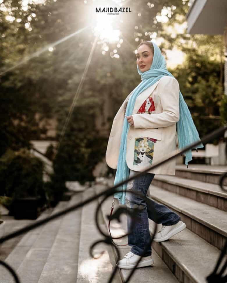 عکس/ چرا الهام حمیدی چنین لباسی پوشیده است؟!