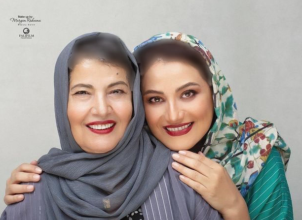 مادر زیبا و جوان شبنم مقدمی! / انگار خواهرش است! + عکس هوش پران مادر و دختر!