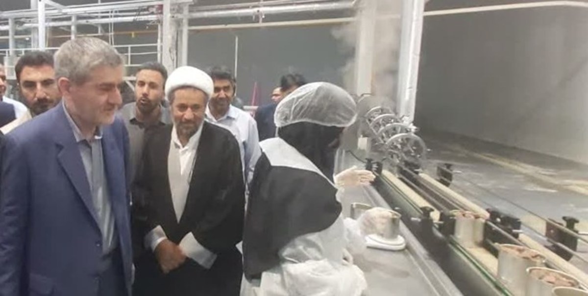 افتتاح طرح تولید کنسرو گوشت و کله پاچه در مرودشت
