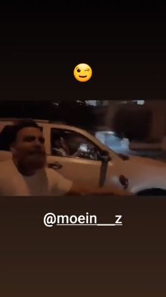 ویدئو/ حرکت خطرناک و شبانه کامبیز دیرباز و معین زد وسط اتوبان یک در تهران