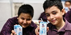 شیر رایگان در دبستان‌های دولتی توزیع می‌شود