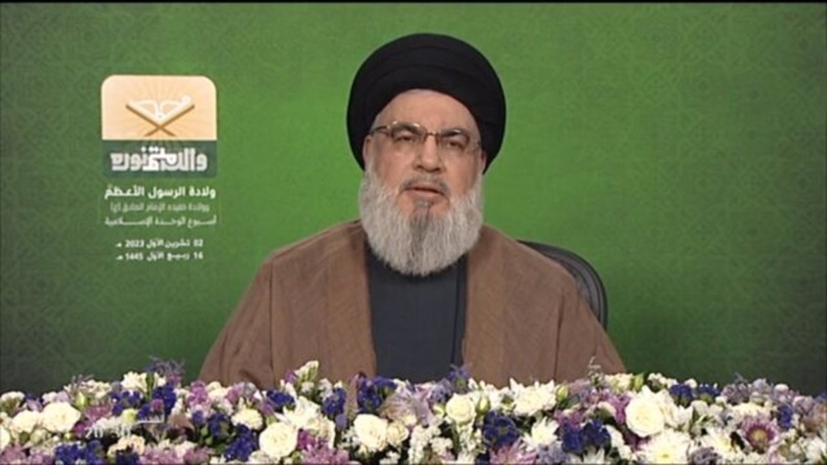 آغاز سخنرانی سید حسن نصرالله به مناسبت میلاد پیامبر اکرم (ص)