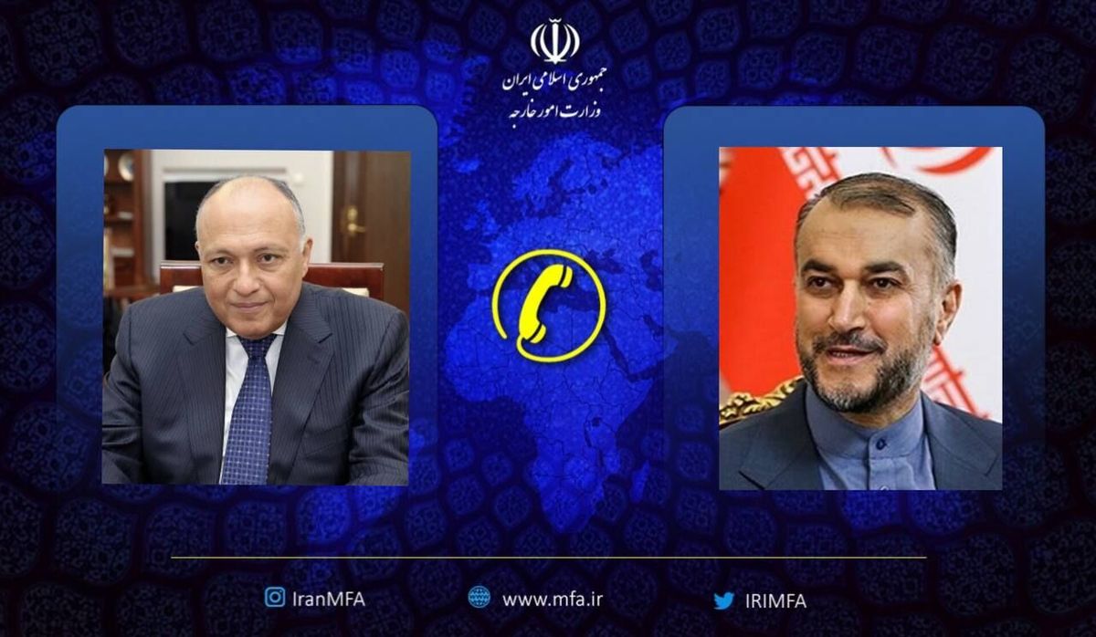 قدردانی امیرعبداللهیان از مواضع مصر در حمایت از مردم فلسطین