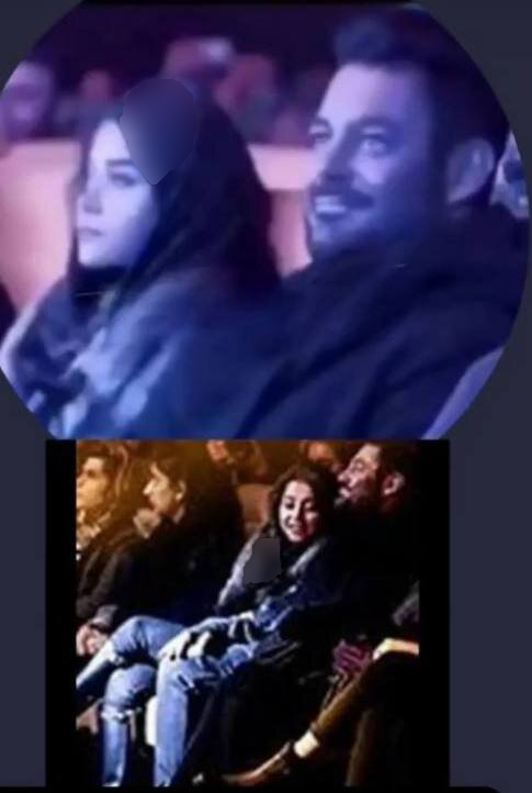 اولین عکس از حضور گلزار و زنش در ملا عام! / آیسان شادتر از آقای بازیگر!