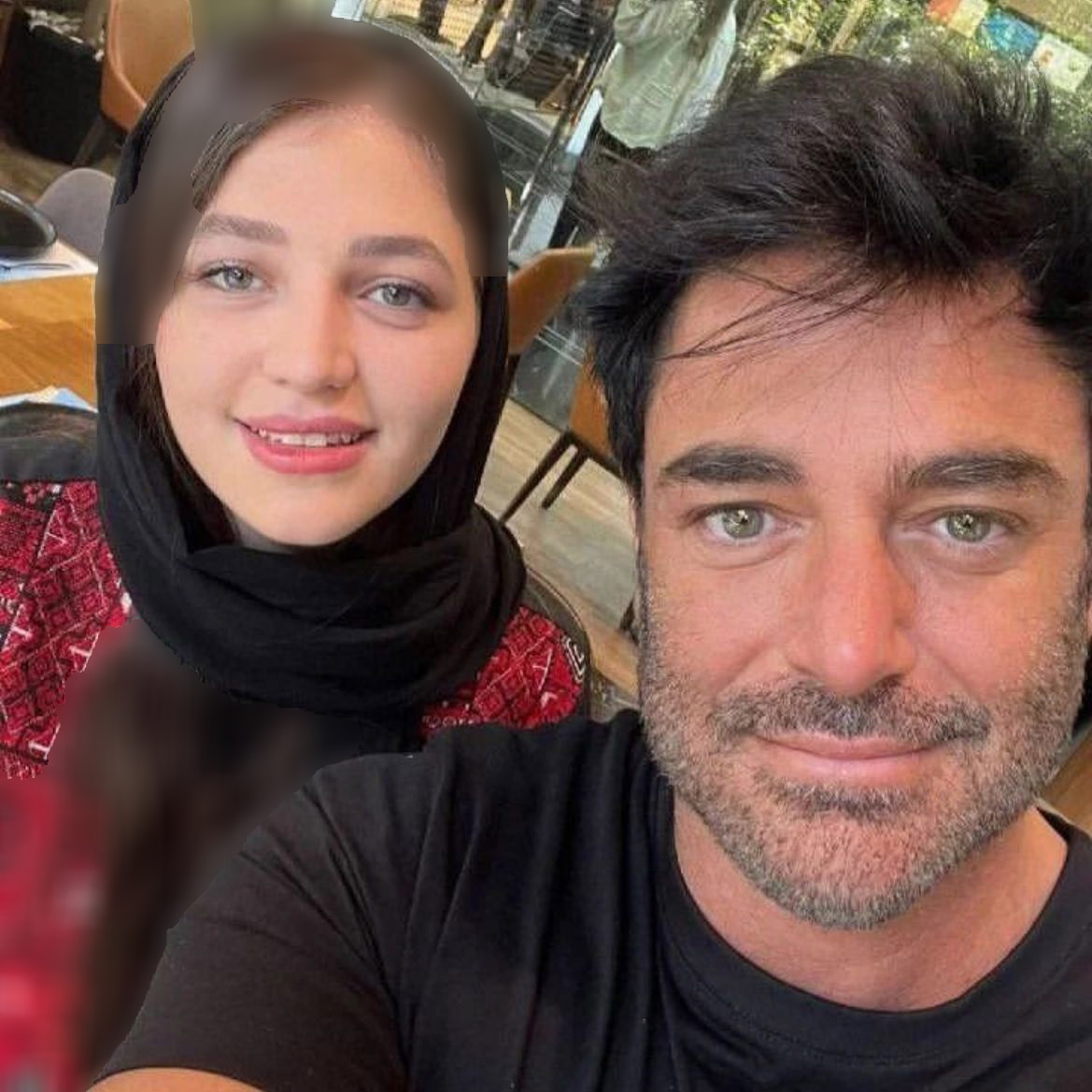 چهره آفتاب سوخته محمدرضا گلزار در کنار همسرش