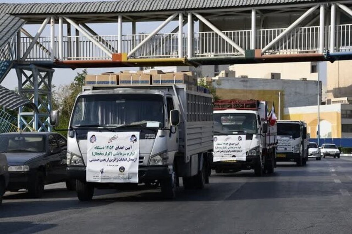 توزیع بیش از ۱۴۰۰ دستگاه کولر گازی و یخچال بین نیازمندان خوزستانی