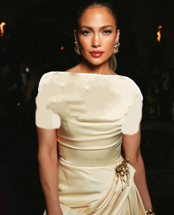 استایل دلبرانه جنیفر لوپز در افتتاحیه یک فروشگاه