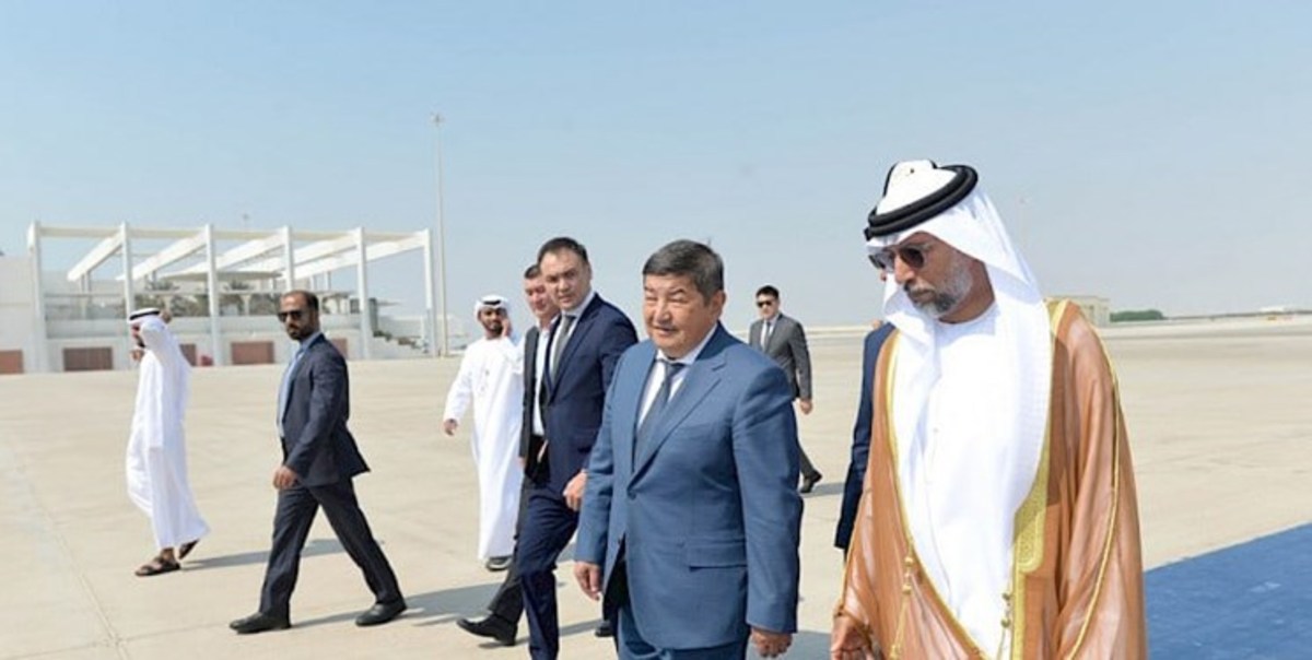 نخست‌وزیر قرقیزستان وارد «ابوظبی» شد