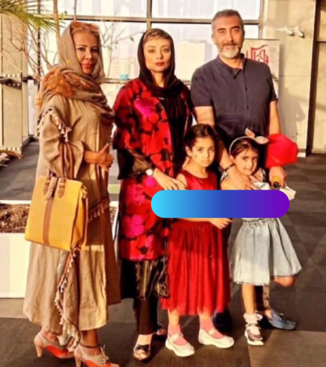 یکتا ناصر و خواهرش همراه با شوهر خواهرش و بچه هایشان…!