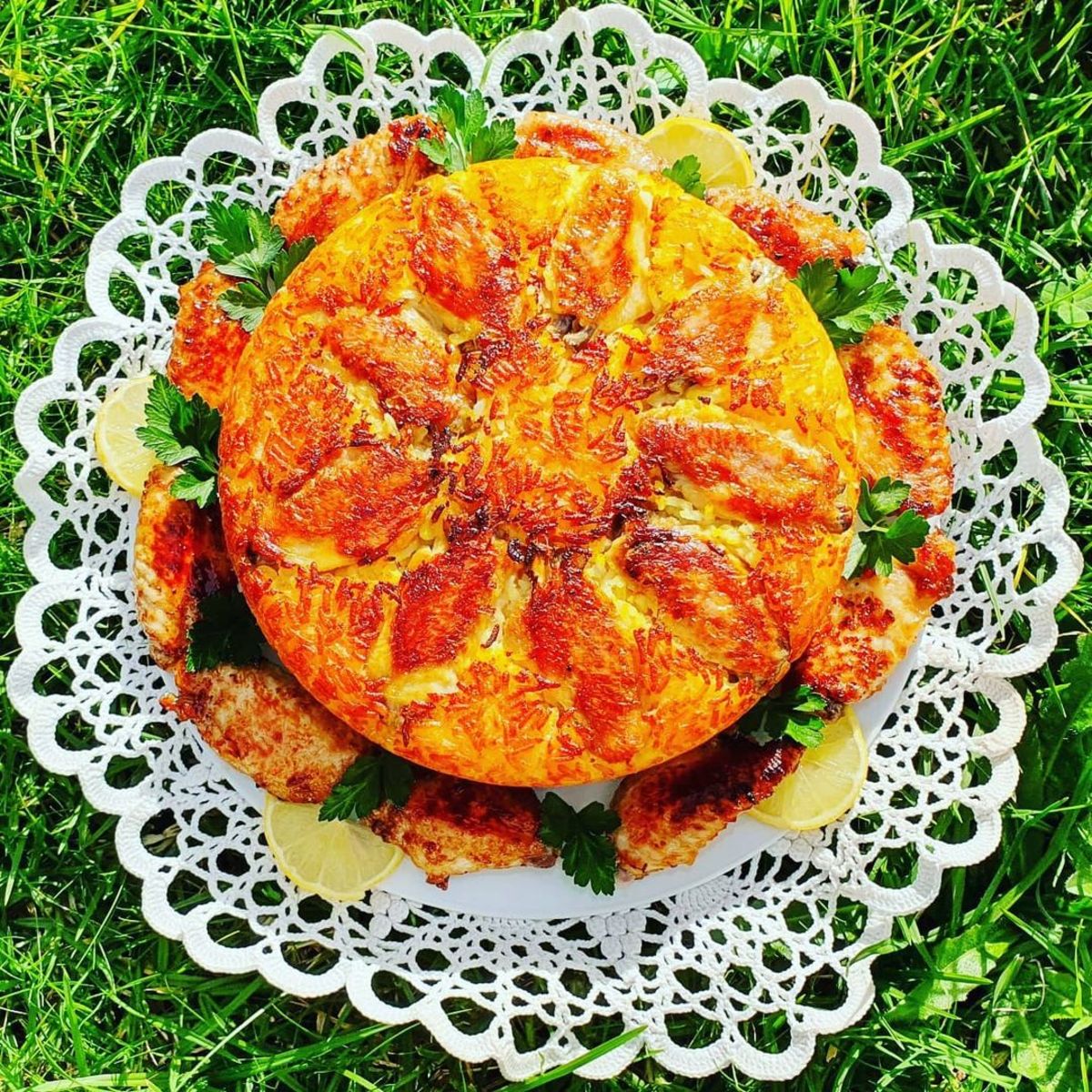 با این ته چین بال مرغ خوشمزه و محشر همسرتان شگفت زده کنید