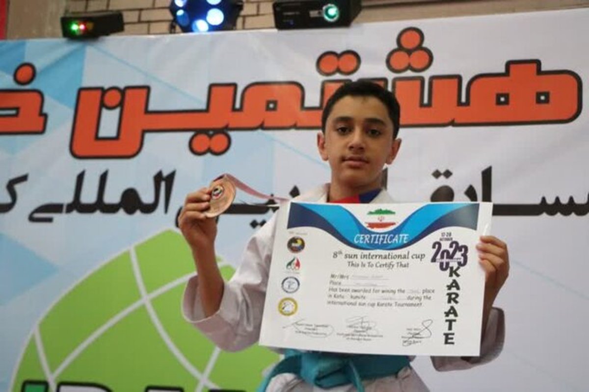 نونهال کاتاکای کرمانی نفر سوم مسابقات بین‌المللی جام هشتمین خورشید شد