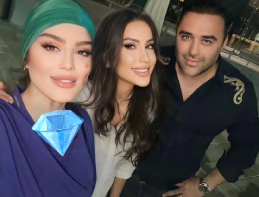 ازدواج پر سرو صدای برادر “سحر قریشی” با این خانم مدل در دبی/ عکس