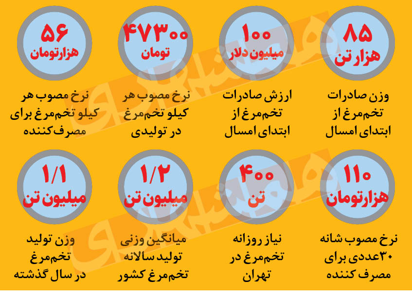 تخم‌مرغ؛ کاهش عرضه، افزایش قیمت