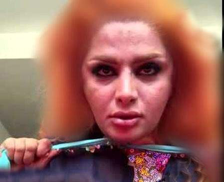 عکسی عجیب از ادعای خودکشی کردن دنیا جهانبخت+ عکس