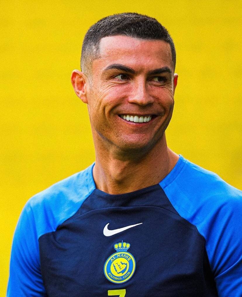 عکس/ظاهر جدید رونالدو در تمرینات النصر!